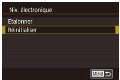 CANON POWERSHOT G3 X - Réinitialisation du niveau électronique - 1