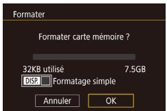 CANON POWERSHOT G3 X - Accédez à l'écran [formater] - 1