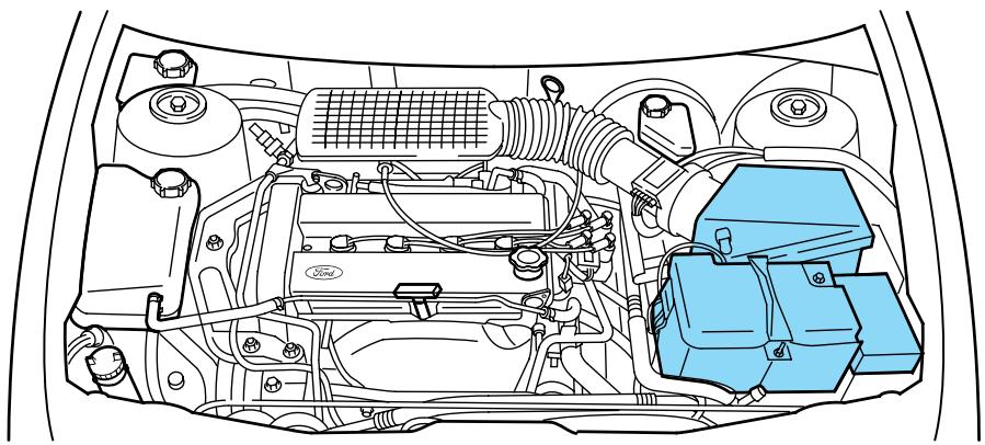 FORD COUGAR - MOTEUR - 1