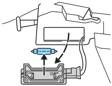 FORD COUGAR - Remplacement de la lampe du coffre - 1