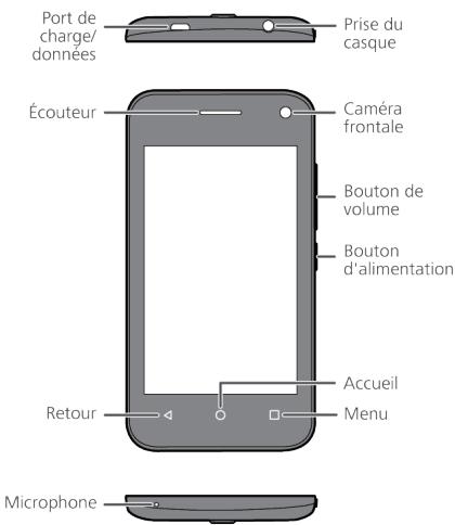 HUAWEI Y3 - Prise en main du téléphone - 1