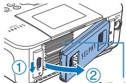 CANON SELPHY CP1000 - Fixation de la batterie - 1
