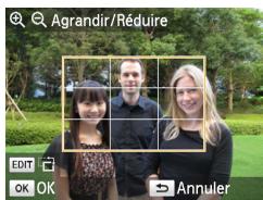 CANON SELPHY CP1000 - Rognage des images - 2