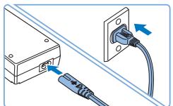 CANON SELPHY CP1000 - Branchez le cordon de l'adaptateur sur l'imprimante SELPHY. - 1