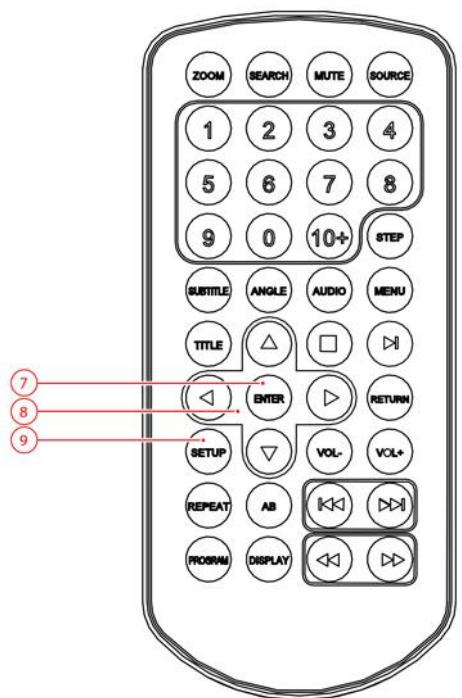 AKAI APD710T - Utilisation du menu de configuration générale - 1