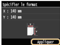 CANON I-SENSYS MF724CDW  -  I-SENSYS MF728CDW -  I-SENSYS MF729CX - Spécifiez la longueur de la dimension < > (la plus longue). - 3