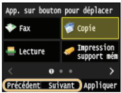 CANON I-SENSYS MF724CDW  -  I-SENSYS MF728CDW -  I-SENSYS MF729CX - Appuyez sur ou - 1