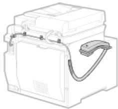 CANON I-SENSYS MF8580CDW - Installation du combiné (en option) (MF8580CDW / MF8550CDN / MF8280CW uniquely) - 8