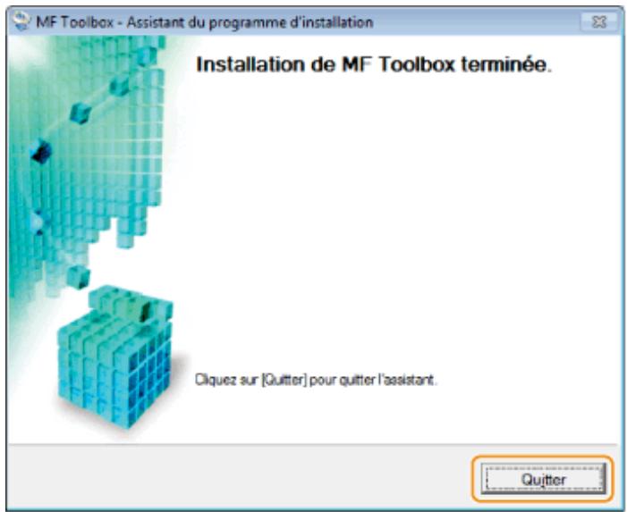 CANON I-SENSYS MF8580CDW - Cliquez sur [quitter]. - 1