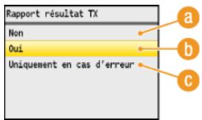CANON I-SENSYS MF8580CDW - Rapport résultat TX (MF8580CDW / MF8550CDN / MF8540CDN / MF8280CW uniqueness) - 2