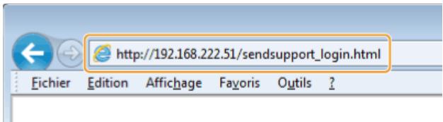 CANON I-SENSYS MF8580CDW - Utilisation d'un navigateur web - 1