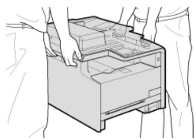 CANON I-SENSYS MF8580CDW - Fermez tous les capots ouverts et transportez l'appareil jusqu'à sa nouvelle destination. - 3