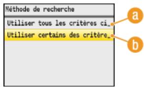 CANON I-SENSYS MF8580CDW - Indiquez le mode de recherche et appuyez sur OK. - 1