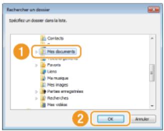 CANON I-SENSYS MF8580CDW - Indique le dossier dans lequel vous enregistrez le fichier, le nom et le format du fichier, puis cliquez sur [enregistrer]. - 4