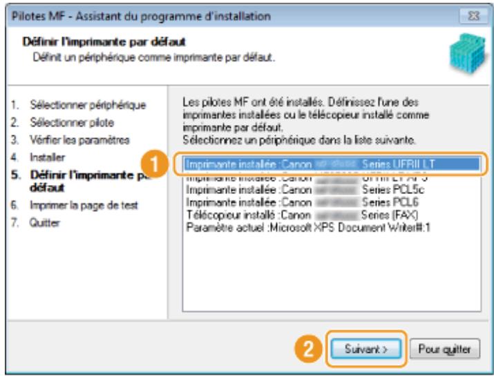 CANON I-SENSYS MF8580CDW - Si vous avez coché la case [utiliser comme imprimante partagée] ou [utiliser comme télécopieur partagé]: - 5