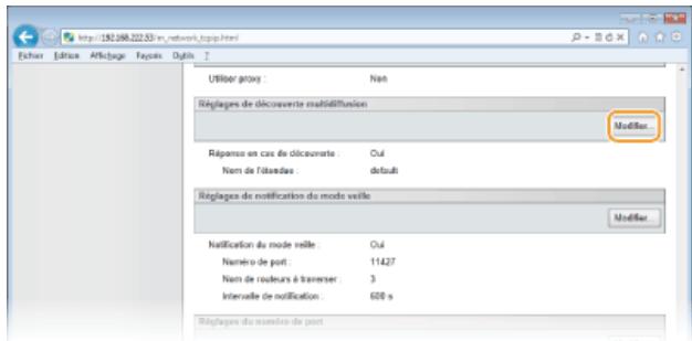 CANON I-SENSYS MF8580CDW - Configuration des communications SLP à l'aide d imageware - 4