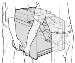 CANON I-SENSYS MF8580CDW - Fermez tous les capots ouverts et transportez l'appareil jusqu'à sa nouvelle destination. - 2