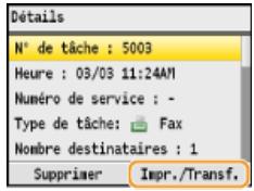 CANON I-SENSYS MF8580CDW - Impression/renvoi/suppression de documents dont le transfert est impossible - 8