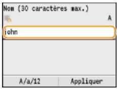 CANON I-SENSYS MF8580CDW - Indiquez les critères de recherche à l'aide des touches numériques et appuyez sur. - 1