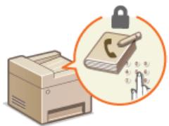 CANON I-SENSYS MF8580CDW - Définition d'un code PIN pour le carnet d'adresses - 1