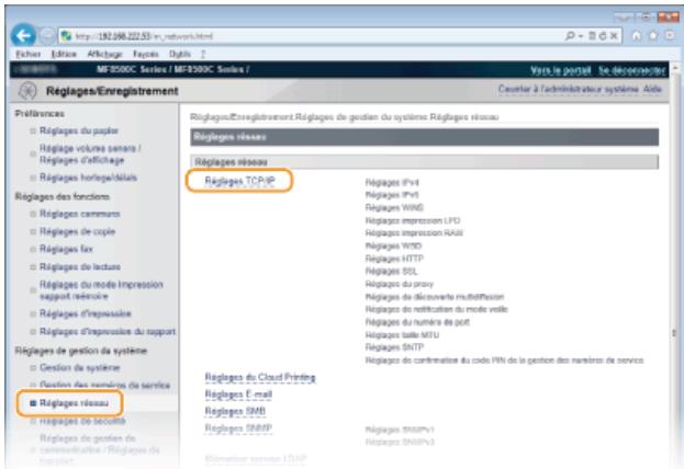 CANON I-SENSYS MF8580CDW - Configuration des communications SLP à l'aide d imageware - 3