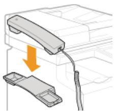 CANON I-SENSYS MF8580CDW - Installation du combiné (en option) (MF8580CDW / MF8550CDN / MF8280CW uniquely) - 5