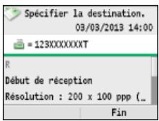 CANON I-SENSYS MF8580CDW - Lorsque le message enregistré du service d'informations commence, appuyez sur * - 1