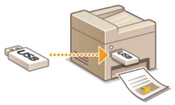 CANON I-SENSYS MF8580CDW - Impression à partir d'un support USB (impression USB) - 1