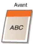 CANON I-SENSYS MF8580CDW - Position de la reliure le long du bord court du papier : - 1