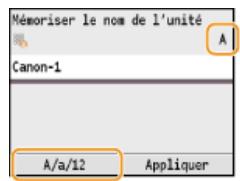 CANON I-SENSYS MF8580CDW - Changement du mode de saisie - 1