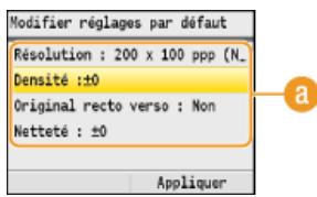 CANON I-SENSYS MF8580CDW - Modification des réglages par défaut - 2