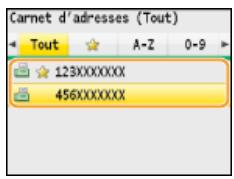 CANON I-SENSYS MF8580CDW - Définition des réglages des documents à transférer automatiquement - 2
