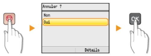 CANON I-SENSYS MF8580CDW - Annulation de l'envoi de fax - 1