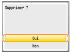 CANON I-SENSYS MF8580CDW - Consultation/suppression des documents mis en mémoire - 5