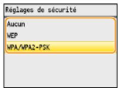 CANON I-SENSYS MF8580CDW - Configuration de la connexion par la définition des réglages détaillés - 2