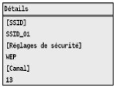 CANON I-SENSYS MF8580CDW - Sélectionnez un routeur sans fil et appuyez sur OK. - 2