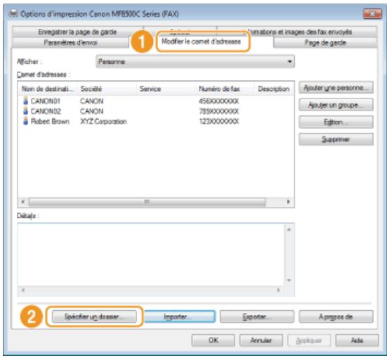 CANON I-SENSYS MF8580CDW - Indique le dossier dans lequel vous enregistrez le fichier, le nom et le format du fichier, puis cliquez sur [enregistrer]. - 3