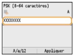 CANON I-SENSYS MF8580CDW - Saisissez la clé réseau que vous avez notée. - 1