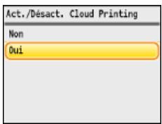 CANON I-SENSYS MF8580CDW - Activation de google cloud print - 1