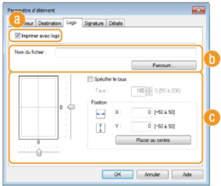 CANON I-SENSYS MF8580CDW - Onglet [destination] - 2