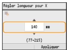 CANON I-SENSYS MF8580CDW - Spécifiez la longueur de la dimension < x> (la plus courte). - 3