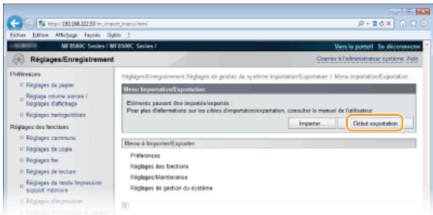 CANON I-SENSYS MF8580CDW - Enregistrement des réglages - 3