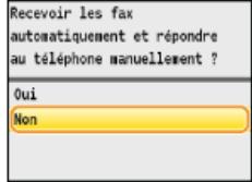CANON I-SENSYS MF8580CDW - Sélectionnez le mode de réception qui correspond le à l'utilisation que vous souhaitez faire de l'appareil. - 9