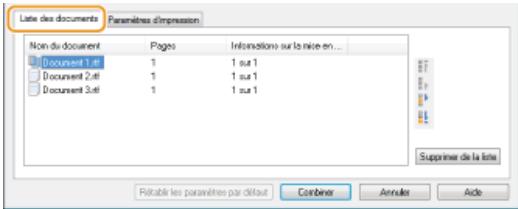 CANON I-SENSYS MF8580CDW - Modifie les réglages si nécessaire et cliquez sur [combiner] - 2