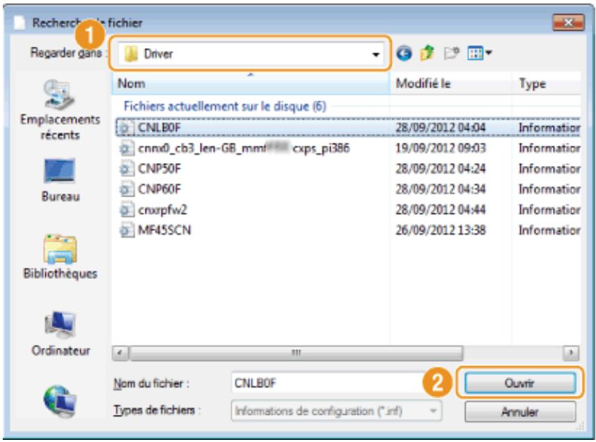 CANON I-SENSYS MF8580CDW - Pour les versions 64 bits : - 1