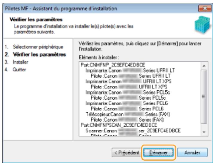 CANON I-SENSYS MF8580CDW - Si aucune machine n'apparaît dans la [liste des périphériques] : - 1
