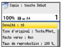 CANON I-SENSYS MF8580CDW - Confirmez qu'un des écrans illustrés ci-dessous est affiché. - 2