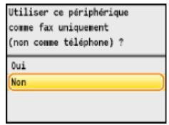 CANON I-SENSYS MF8580CDW - Sélectionnez le mode de réception qui correspond le à l'utilisation que vous souhaitez faire de l'appareil. - 6