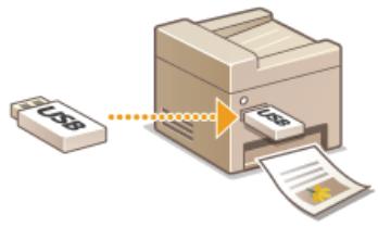 CANON I-SENSYS MF8580CDW - Impression à partir d'un support USB (impression USB) - 1