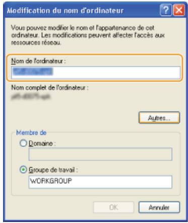 CANON I-SENSYS MF8580CDW - Cliques sur [modifier] (ou sur [propriétés]). - 1